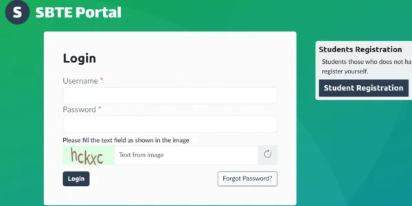 SBTE Kerala Student Login