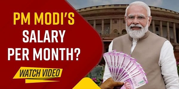 Narendra Modi Salary
